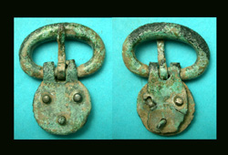 Buckle, Belt, Round Plate, c. 3rd-4th Cent, Massive!